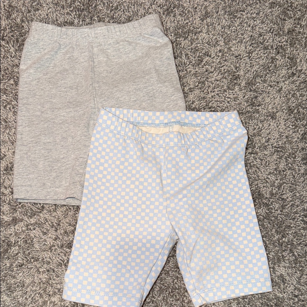 Cat & Jack Blue and White Checkered Shorts